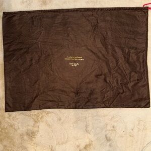XL Kate Spade Chocolate Brown Dust Bag w/ Drawstring